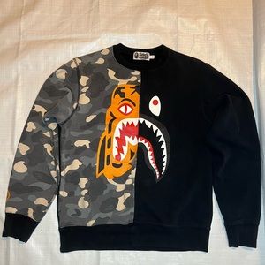 **SOLD** Tiger Shark Crewneck Glow in the Dark